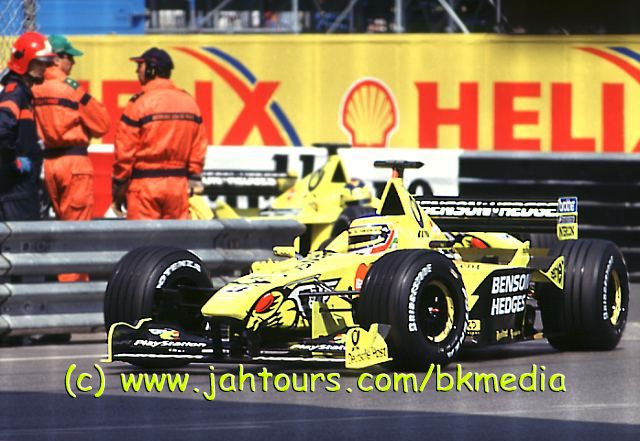 Heinz-Harald im gelben Auto