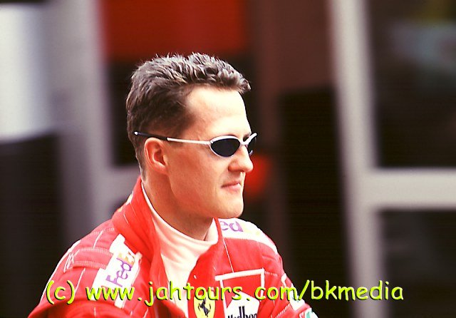 Mit Michael Schumacher